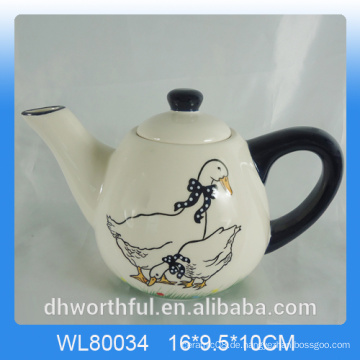 Kreative Decal Ente Keramik Teekanne für Dekor